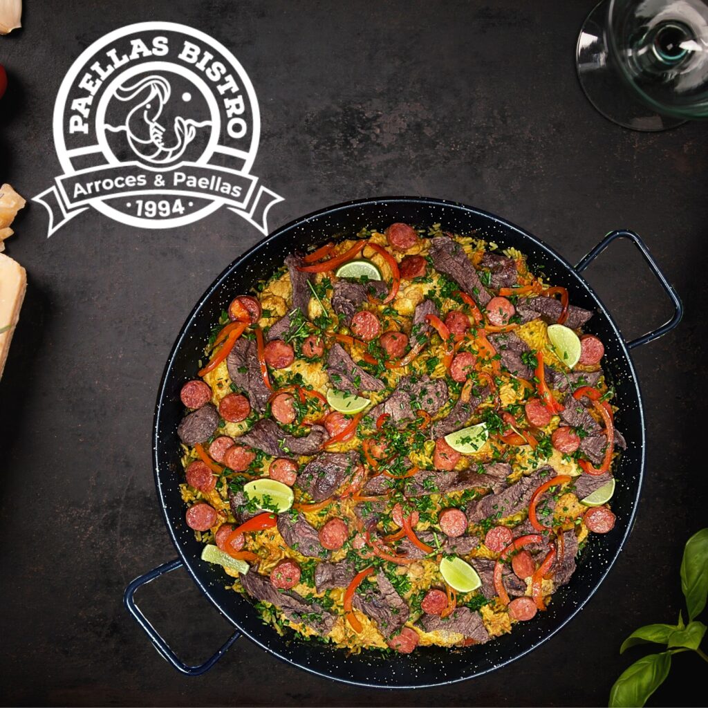 Paella de Carnes Paellas Bistro